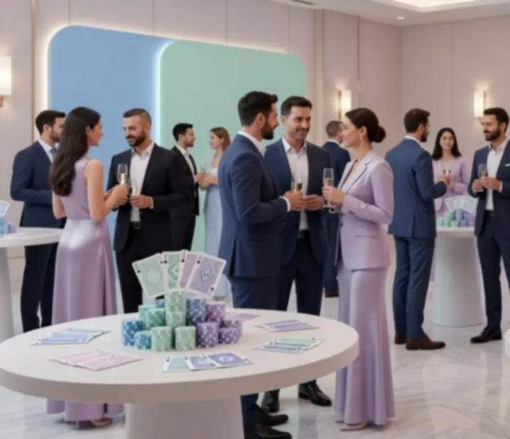 Elegancka firmowa gala z motywem casino w wykonaniu Firma 