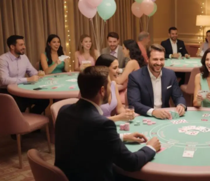 Prywatna impreza tematyczna w stylu casino